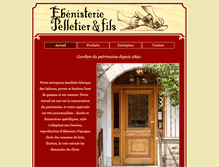 Tablet Screenshot of ebenisteriepelletieretfils.com